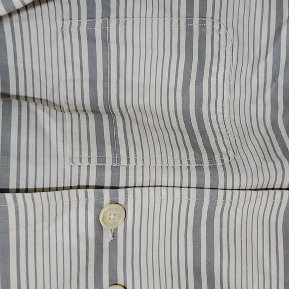 Proenza Schouler beige with gray stripes trench coat. Women size XL - Picture 3 of 8